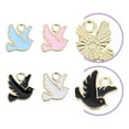 thumbnail image 4 of MasteelfCA 50pcs Metal Charm Flying Pigeon Pendants DIY Accessories for Jewelry Making, 4 of 8