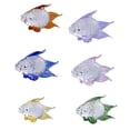 thumbnail image 3 of Youkk Glass Fish Shape Table Decor Portable Replacement Vivid Lifelike Colorful Home Computer Desk Ornament Decoration Green, 3 of 8