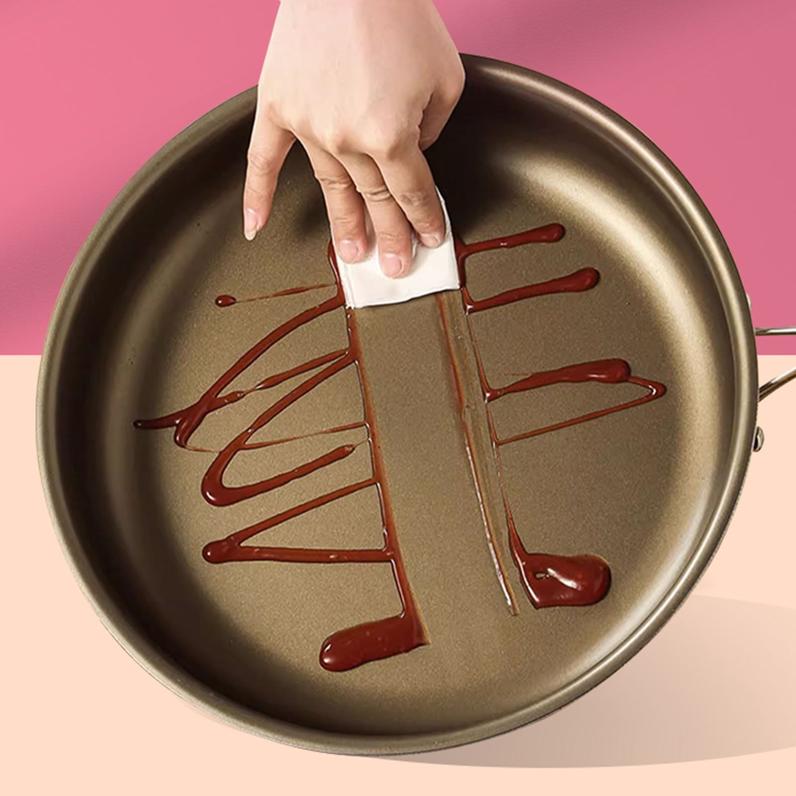 Non-Stick Frying Pan Metal Non stick flat bottomed