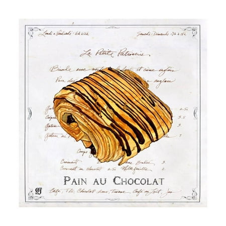 Pain au Chocolat Print Wall Art By Ginny Joyner