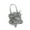 Silver, variant on 3 Way Convertible Banquet Handbag With Spacious Bride Wedding Evening Bag