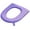 Purple, variant on COM1950s Comfort Toilet Seat Cushion,Waterproof Eva Foam Bathroom Seat Cover with Non-Slip Suction Cups,Reusable Portable Soft Toilet Pad for Home Travel,Washable Toilet Seat Protector
