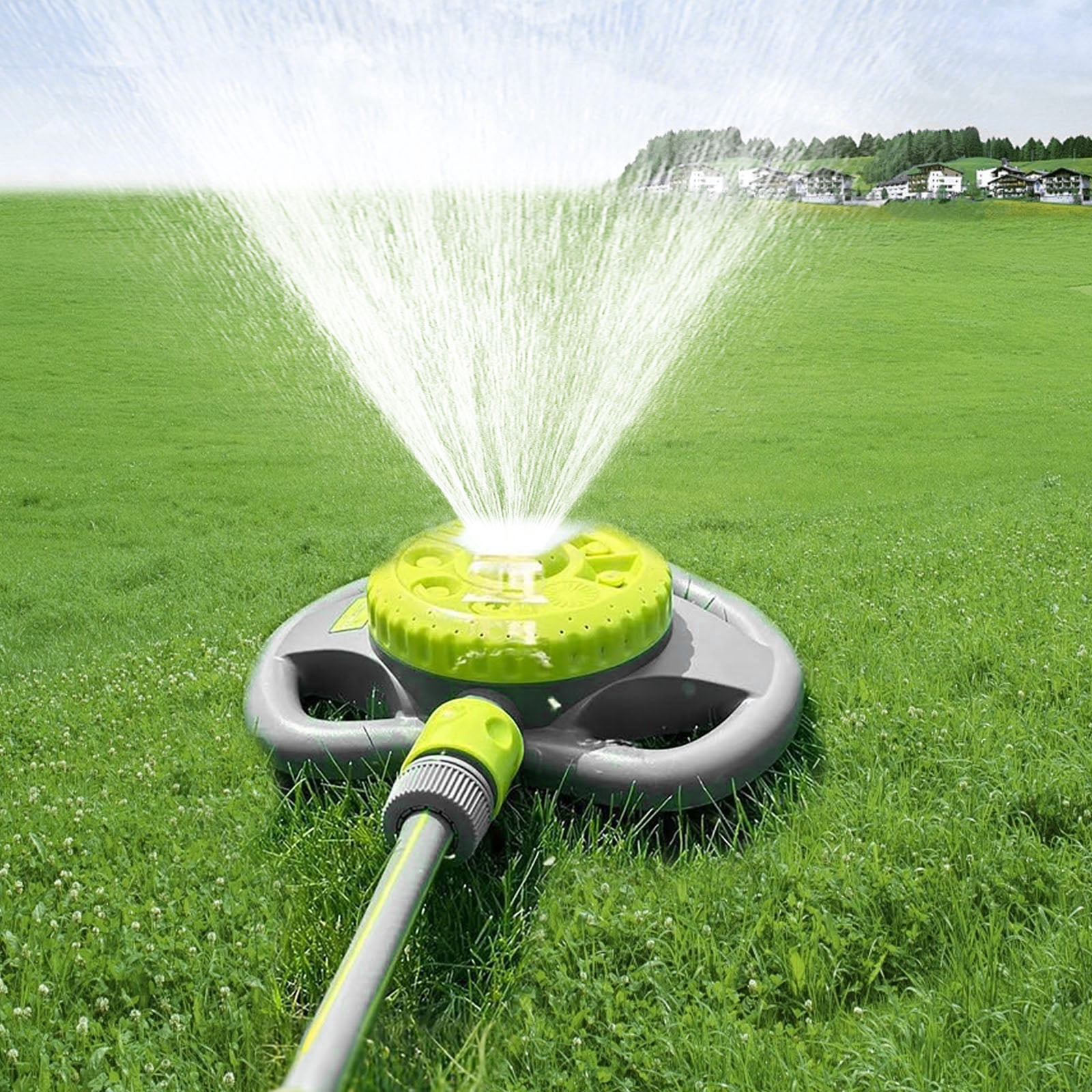 Replio Garden Sprinklers for Garden Sprinkler for Garden Watering System Large Area Rotating Irrigation Hose Oscillating Water Sprinkler for Sprinklers Gifts