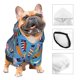 thumbnail image 3 of Fotbe Cute Flat Fish Sudadera con Estampado para Perros Pequeños – Suéter con Capucha para Mascotas, Tela Suave de Forro Polar con Bolsillo-X-Small, 3 of 7