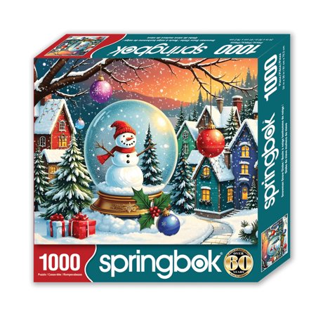 Snowman Snow Globe 1000 Piece Puzzle