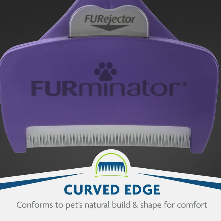 FURminator Medium to Large Cat Undercoat deShedding Tool for Short Hair Reduces Loose Hair