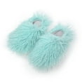 thumbnail image 6 of Women's Curly Furry Slippers, Indoor Thermal Cozy Fuzzy Shoes, Warm Bedroom Floor Plush Slippers With Non-slip Sole, 6 of 8