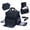 Black, variant on Nail Polish Organizer Case Holds 80 Bottles (15ml/0.5 fl.oz) UV lamp, Gel Polish Case Bag with 2 Removable Pouches and Tools Storage Sections,Puple