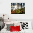 thumbnail image 4 of ARISTURING Forest Pictures Canvas Wall Art for Bedroom Wall Decor,Sunrise Wall Art Print Paitnings for home Decor,Morden Artwork Tree Morning light Canvas Art Waterproof Stretched Ready to Hang, 4 of 4