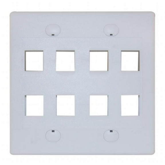 CableWholesale 301-8K-W Wall Plates