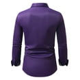 thumbnail image 5 of WIZUTIZ Men's Business Shirt Long Sleeve Formal Wear Professional Look Suitable for Office Wear Shirt, 5 of 5