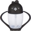 Lollaland Lollacup Straw Sippy Cup - BPA/BPS-Free, FDA-Approved - 10 Ounces/296 ml, Chic Black