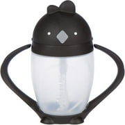 Lollaland Lollacup Straw Sippy Cup - BPA/BPS-Free, FDA-Approved - 10 Ounces/296 ml, Chic Black