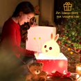 thumbnail image 4 of Veilleuse Lapin en Silicone pour Filles - 7 Couleurs Changeant LED, USB Rechargeable, Portable, 4 of 5
