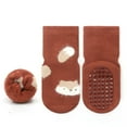 thumbnail image 5 of Ketyyh-chn99 Girls Socks Baby Fashion Crew Cotton Socks Brown,S, 5 of 5