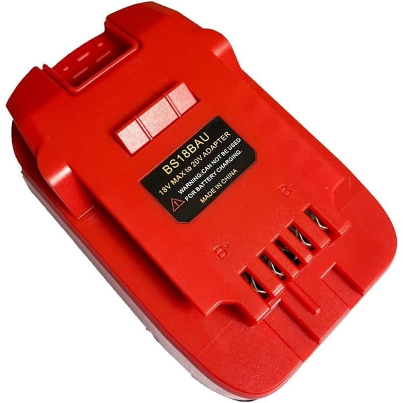 Adapter for Bauer 20v MAX Cordless Power Tools Compatible with Bos*ch 18V GBA Series Lithium Batteries Converter