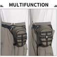 thumbnail image 2 of Mistaha Adjustable Waterproof Motorcycle Waist Bag with Large Capacity for Outdoor Riding, Green, Breathable, Reflective Design - 60cm-150cm Size Range, 2 of 6