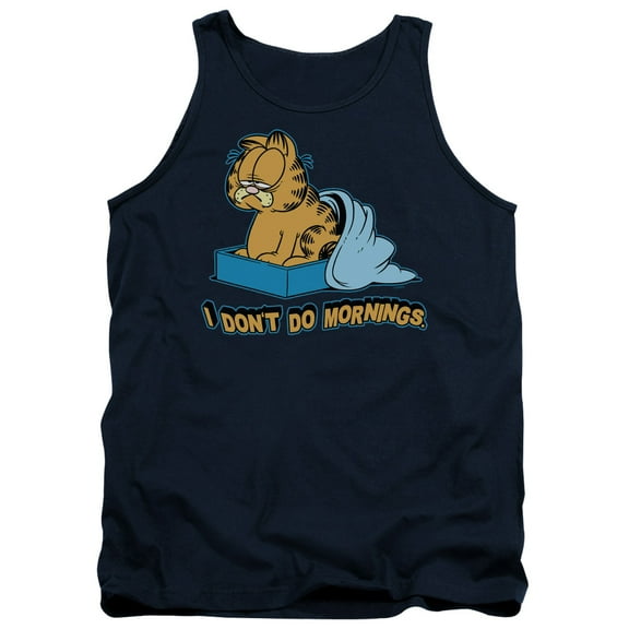 Garfield - I Dont Do Mornings - Tank Top - X-Large