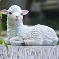 thumbnail image 5 of BINGLI Sheep Statues Lifelike Resin Lamb Statue Outdoor Statues for Garden Decor Lamb Shape Garden Sculpture for Indoor Outdoor Decoration with Multiple Styles Family Party,Daily Use, 5 of 7