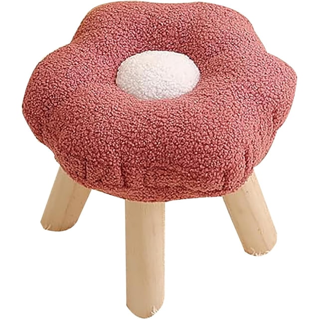 Tabouret de sofa à Fleurs, table Basse de Salon, Petit Tabouret