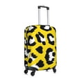 thumbnail image 3 of PAYOHTO Highly Elastic Spandex Suitcase Cover Luggage Cover Small Fits 18 to 21 Inch Yellow Leopard Print, 3 of 8