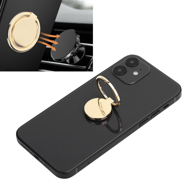 Cergrey Mobile Phone Finger Ring Grip 360° Rotation Metal Phone Holder for Magnetic Car Mount,360° Rotation Phone Finger Holder,Phone Ring Holder