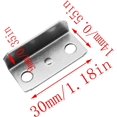 thumbnail image 3 of YQHWQ 10 Pcs Plaques de Verrouillage Biseautées de Haute Qualité pour Portes de Tiroirs de Meubles de Bureau à Domicile, 3 of 4
