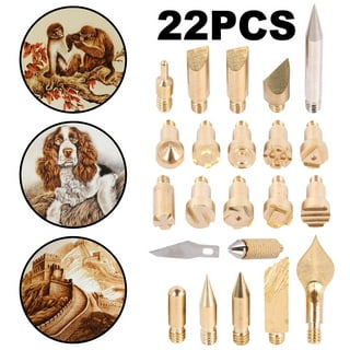 HOTBEST 28/56Pcs Wood Burning Tip Copper Letters Wood Burning Tool Wood  Burning Alphabet Template Branding and Personalization Tool 