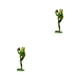 thumbnail image 2 of Naiovety Estatuilla de rana hecha a mano elegante para decoración del hogar con estilo decoración del hogar decoración de jardín, 2 of 4
