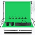 thumbnail image 4 of ZOMEI 6.6x9.8ft Adjustable Photo Backdrop Stand Kit w/Carry Bag & 6 Clips - for Studio, Weddings, Parties, Baby Photography, 4 of 13