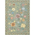 thumbnail image 5 of Senfot 8x10 Area Rugs,Kitchen Floral Runner Rugs Runners for Bedroom Hallway, Soft Ultra-Thin Indoor Low Pile Flower Carpet with Non Slip Backing Green, 5 of 7