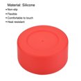 thumbnail image 4 of Uxcell 90mm ID Anti-slip Bottom Sleeve Cover Water Bottle Boot Red, 4 of 5