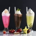 thumbnail image 2 of 100Pcs Practical Drink Pearl Milkshake Fat Bubble Tea Straws Cocktail Party Smoothies Jumb, 2 of 4