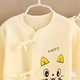 thumbnail image 4 of YDFCWX Baby Boy Gifts 0-3 Months Baby Boy or Girl Unisex Shower Gift Set 7pcs Baby Set For Comfortable Soft Stylish Cute Cartoon Baby Set for 0-3 Months,Light Yellow, 4 of 5