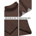 thumbnail image 6 of COOFANDY Men's Slim Fit Basic Turtleneck Long Sleeve Lightweight Pullover Sweaters Casual Knitted Tops, 6 of 8