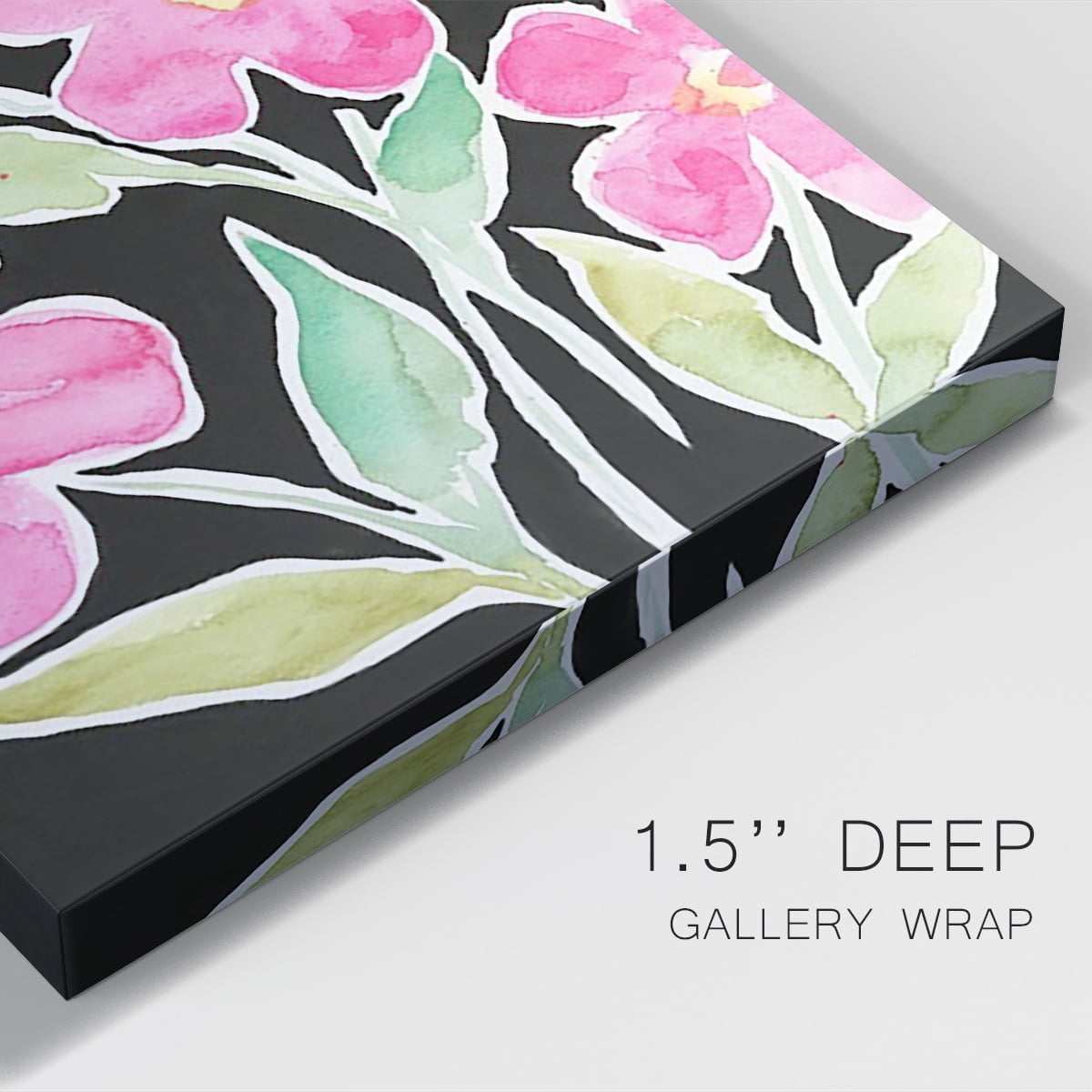 Floral Choir Premium Gallery Wrapped Canvas - Ready to Hang