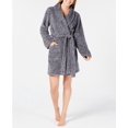 thumbnail image 4 of Jenni By Jennifer Moore Womens Embroidered Short Wrap Robe Size XS, 4 of 4