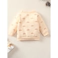 thumbnail image 3 of Qiylii Children's Long Sleeves Sweatshirt Round Neck Cute Sun Printed Tops, 3 of 7