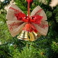 thumbnail image 6 of Fek888 Christmas Bows Small Christmas Linen Small Bow Christmas Tree Decoration Mini Accessories Pendant Mall Decoration Props, 6 of 7