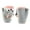 Gray, variant on Kids Toddlers Cute Christmas Reindeer Fleece Lined Warm Gloves Convertible Flip Top Fingerless Mittens for Boys Girls Aged 3-7
