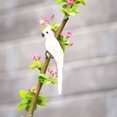 thumbnail image 3 of AMERTEER 2Pcs Foam Feather Artificial Parrot Imitation Bird Model Home Ornament (Green), 3 of 9