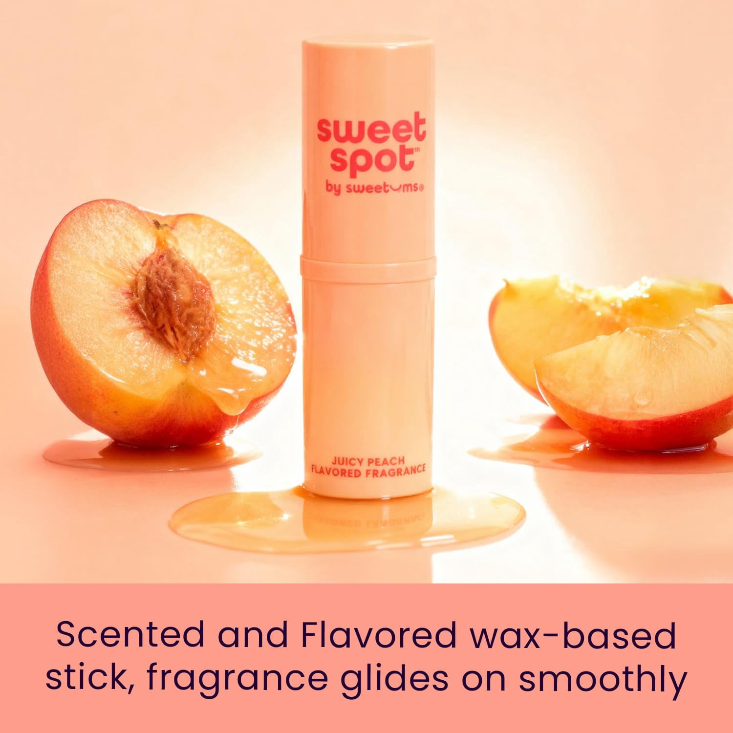 Sweetums Sweet Spot Juicy Peach Pleasure Fragrance Stick, 1 Count