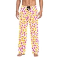 thumbnail image 7 of FORMRS Mens Pajama Pants with Pockets Soft Cotton Sleepwear Lounge Bottoms, Sizes S-2XL, Yellow Stars Pattern, 7 of 7