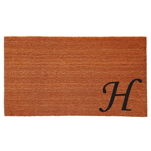 Urban Chic Monogram Doormat (Letter H)