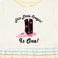 thumbnail image 4 of Inktastic 1st Birthday Cowgirl is One Girls Baby Dress, 4 of 5