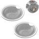 thumbnail image 3 of 2Pcs Stainless Steel Anti-clog Mesh Sink Drainer, 3 of 5