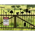 thumbnail image 5 of Warning You Are No Longer Trespassing You Are a Target Metal Sign Funny No Trespassing Tin Sign Yard Front Door Garage Wall Decor Indoor/outdoor Use 8x12 Inches, 5 of 6