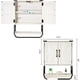 thumbnail image 2 of Gabinete de Baño de 3 Niveles, Armario de Pared para Baño (Blanco), 2 of 8