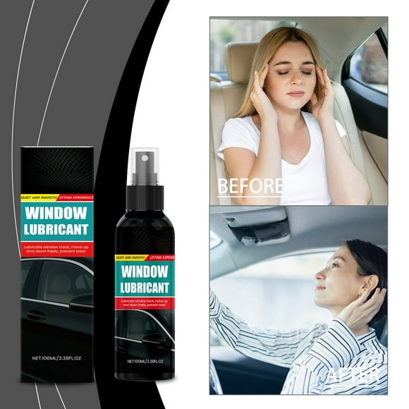 Mejor spray lubricante para ventanas de coche - 100 ml de reducción de ruido y protección para sellado para ventanas lisas y silenciosas