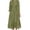 Green, variant on Women'S Casual Button Down Shirt Maxi Dress Long Sleeve Loose Fit Tunic With Collar Elegant Comfortable Solid Color Suitable For Travel, Workplace, Beaches, Carnivals, Gatherings, And Festivals